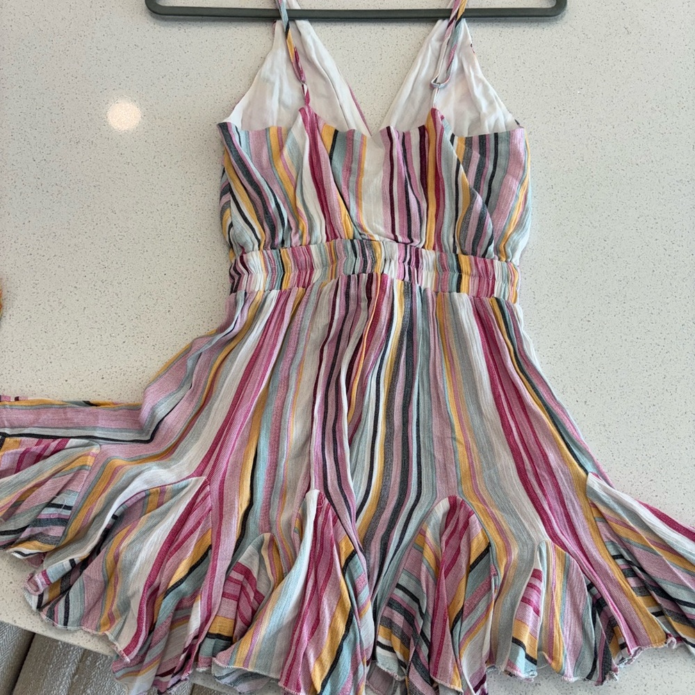 Striped Multicolor Romper - Picture 2 of 3
